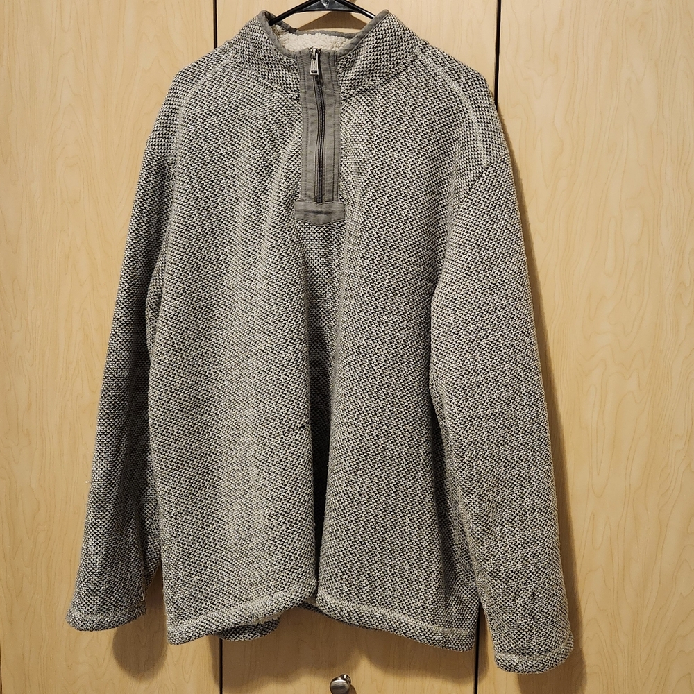 Men's XXL Orvis Winter Quarter-Zip Sweater